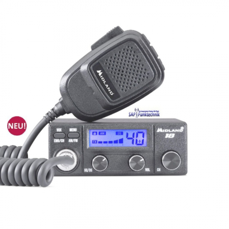 Midland 18 CB-Funkgerät, VOX